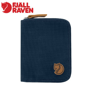 【Fjallraven 小狐狸 Zip Wallet皮夾《海軍藍》】F24216/錢包/卡夾/短夾