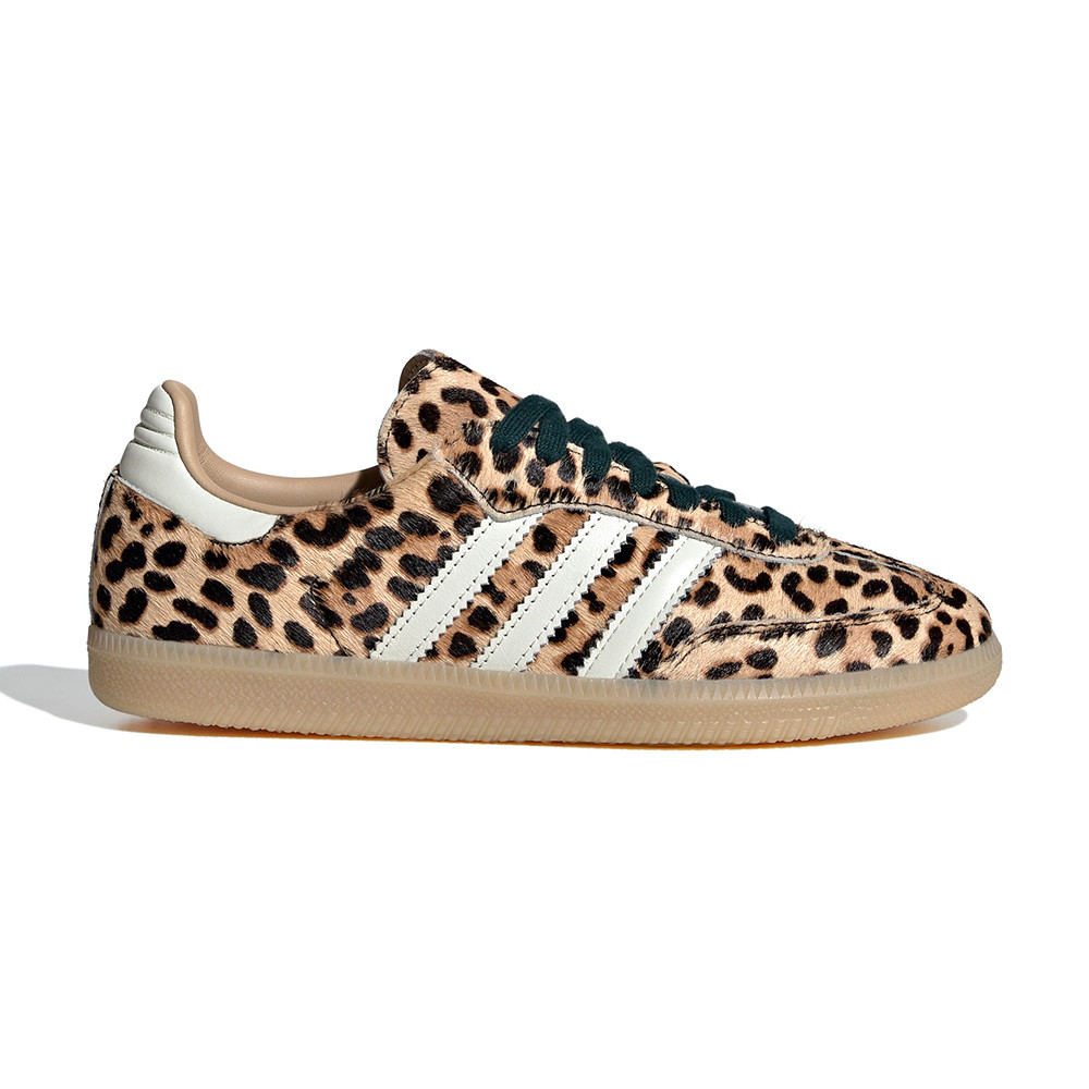 Adidas Samba Og W 女鞋 豹紋棕色 經典 三葉草 休閒鞋 KI6674