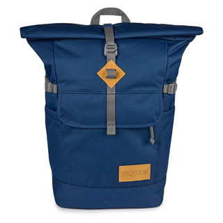 【JANSPORT】HATCHET ROLLTOP 捲蓋式後背包 海軍藍
