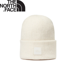 【The North Face 羊毛針織帽《沙丘白》】7WJG/休閒帽/舒適保暖毛帽/針織帽
