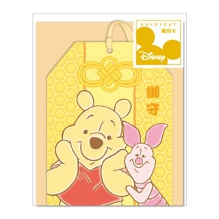 迪士尼Disney 御守繫繩卡片-維尼 墊腳石購物網
