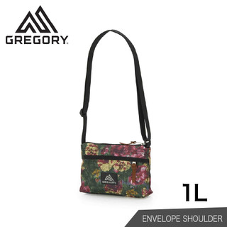 【GREGORY 美國 1L ENVELOPE SHOULDER斜背包《繁花油彩》】125406/側背包/單肩包/休閒包