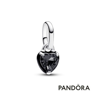 【Pandora】Pandora ME 黑色愛心迷你吊飾 官方直營