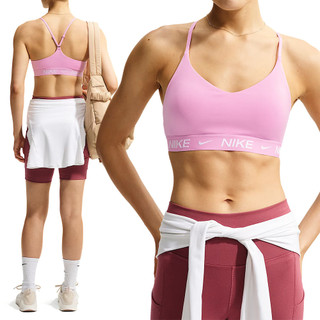 Nike As W Nk Df Indy Lgt Spt Bra 女款 粉色 輕度支撐 運動內衣 FD1063-621
