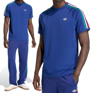 Adidas 3S Tee 男款 藍色 三葉草 圓領 T恤 運動 休閒 短袖 KC8641