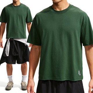 Nike As U Nsw Tee Lse Shrt Boxy ESS 男款 綠色 寬鬆 短袖 II3703-323