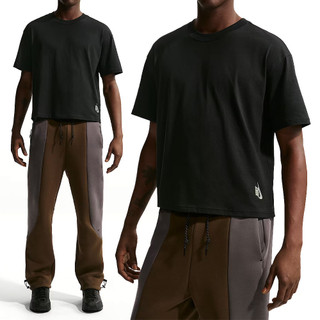 Nike As U Nsw Tee Lse Shrt Boxy ESS 男款 黑色 寬鬆 短袖 II3703-010