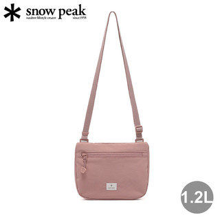 【Snow Peak 韓系日本 Cample 口袋斜掛小包 1.2L《深粉紅色》】S26ZUCSB17/胸前包