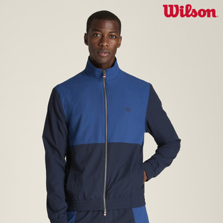 【Wilson】Grand Slam Blocked Jacket Classic Navy 男款 服飾 外套 海軍藍