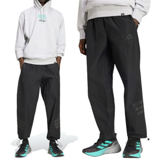 Adidas Mer Lot Wvpnt M 男款 黑色 運動 休閒 防風 聯名款 長褲 KE5961