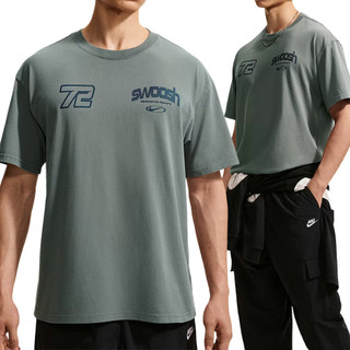 Nike As U Nsw Tee Lse Speed And Spo 男款 灰色 水洗 短袖 IM3778-084