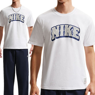 Nike As U Nsw Tee Lse Bball Dunk 男款 白色 Logo 寬鬆 短袖 IM9340-100