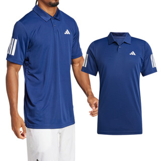 Adidas CLUB 3STR POLO 男款 藍色 排汗 Polo衫 短袖 JN9006
