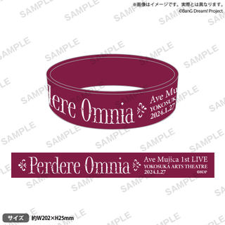 【預購】Ave Mujica 1st LIVE「Perdere Omnia」矽膠手環