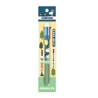 史努比 3色自動中油筆-登山營火 墊腳石購物網