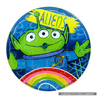 迪士尼Disney 大臉系列 磁鐵拼圖(16片/透明圓形)-玩具總動員彩虹太空 墊腳石購物網