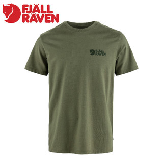 【Fjallraven 小狐狸 男 Fjallraven Heavy Classic T恤《月桂綠》】F12600232