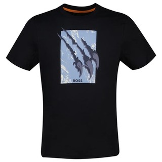 BOSS Animali Short Sleeve T恤 舒適 經典 百搭 男款 正品歐洲代購
