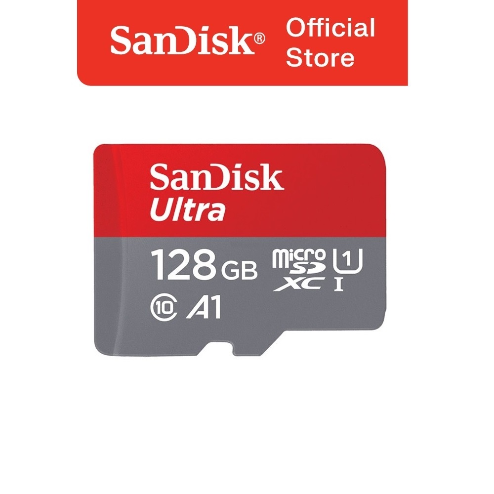 Sandisk 128GB Ultra A1 UHS-I 高達 140MB /s microSDXC 存儲卡 - 官方經
