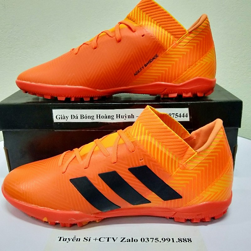 Nemeziz Messi Tango 18.3 TF 橙色足球鞋