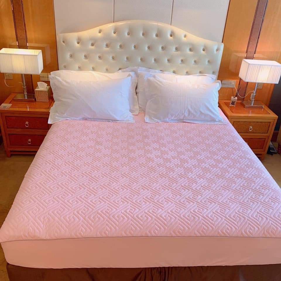 純棉吸頂床單罩希爾頓品牌床墊加厚純棉吸頂床單抗菌除臭