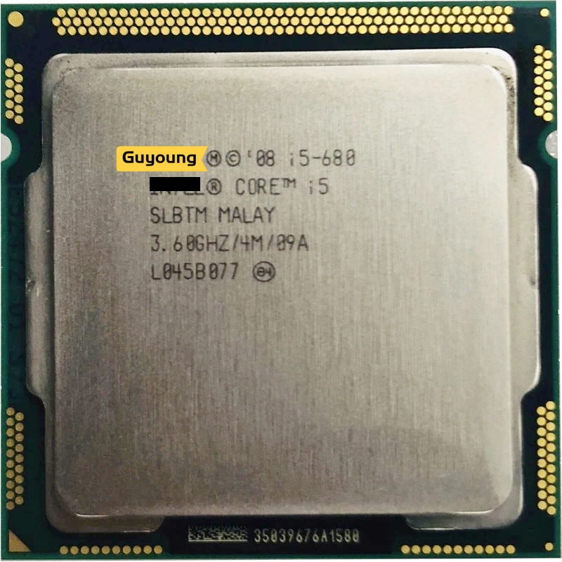 Core i5-680 i5 680 3.6 GHz 二手雙核 CPU 處理器 4M 73W LGA 1156