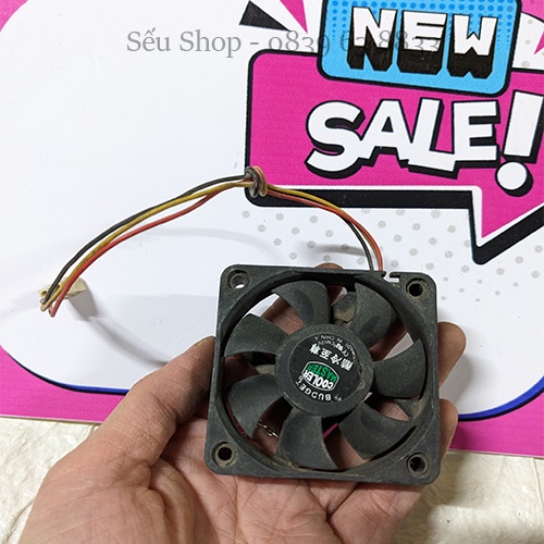 Cooler master 12v 6 cm 散熱器風扇 3 電池線輕吹 1.5cm 厚