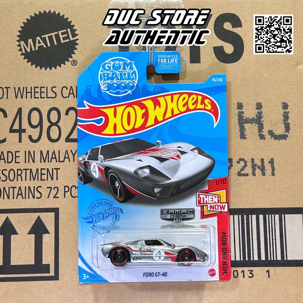 Gtd17 Hot Wheels 福特 GT-40 模型車 - 沃爾瑪獨家 - ZAMAC