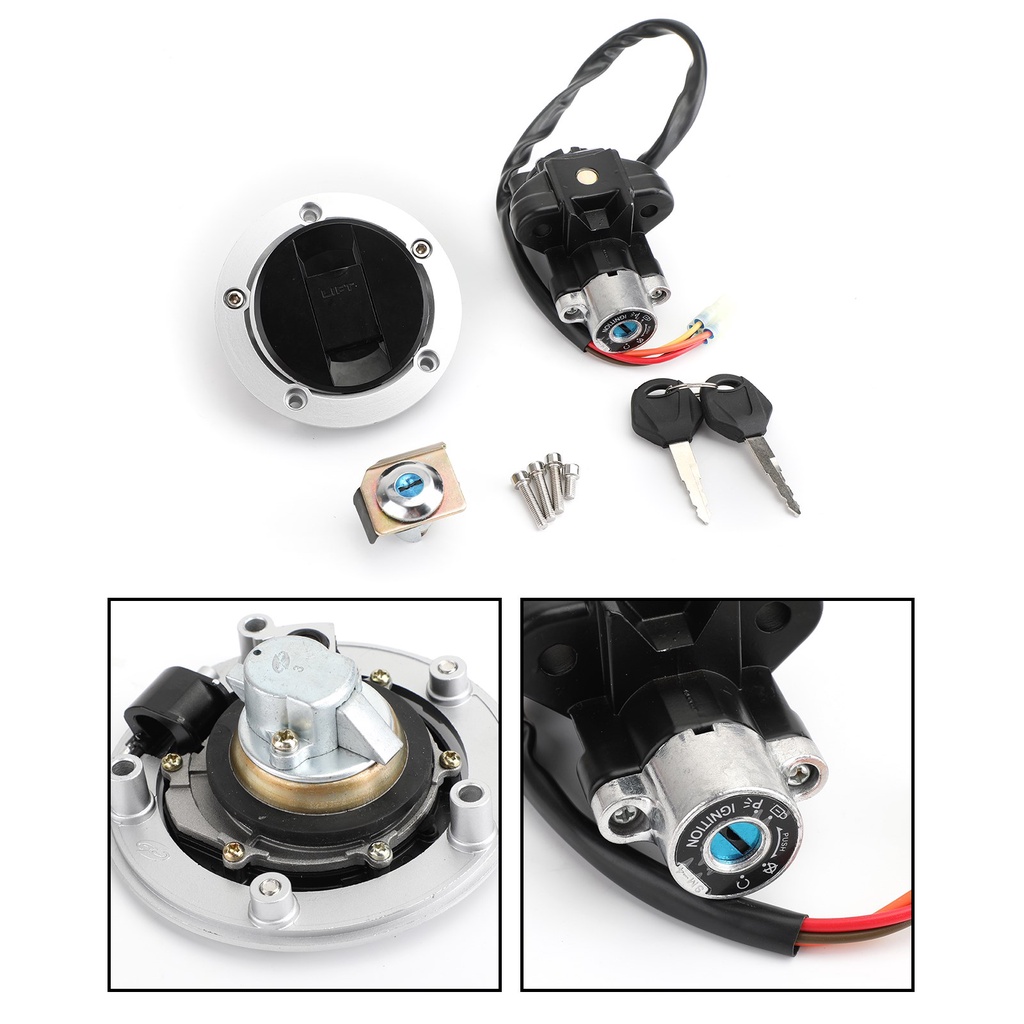 Ignition Switch Fuel Gas Cap Lock Key For Suzuki SV650 S/A S