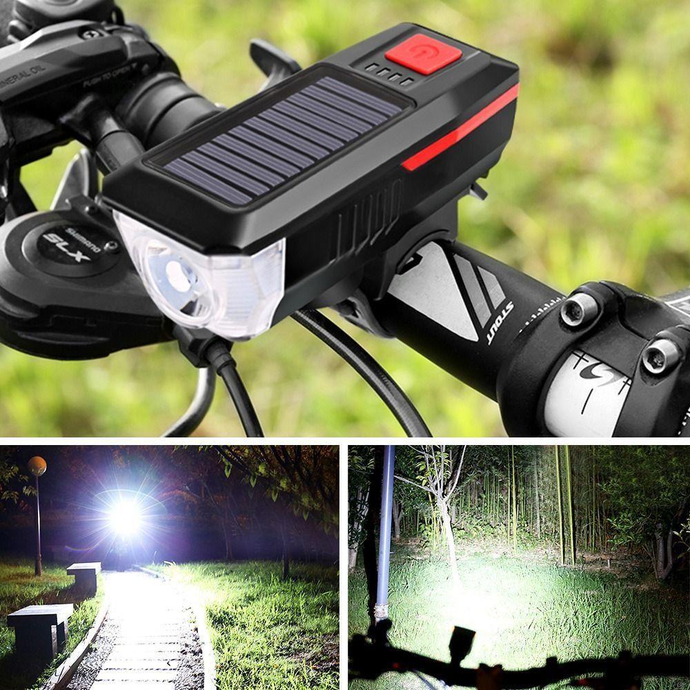 自行車燈配件 PEDAN 超亮太陽能運動自行車燈 - 防水 USB 充電器