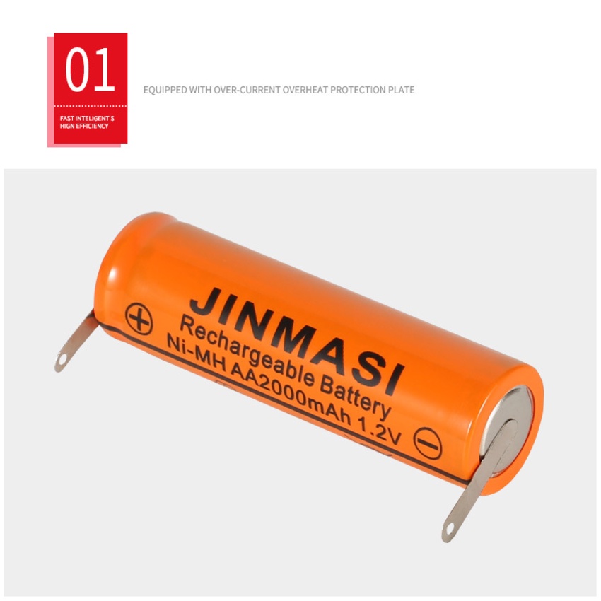 飛利浦 JM01 剃須刀的鎳氫 1.2V,2000mAh 電池