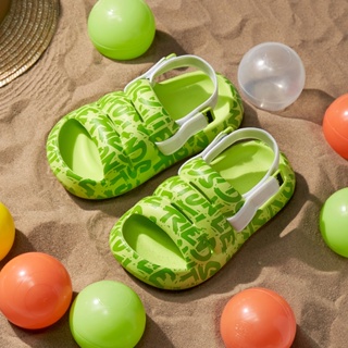 Cheerful Mario 男童涼鞋夏季兒童crocs男童2023新款女童寶寶軟底防滑中大童沙灘