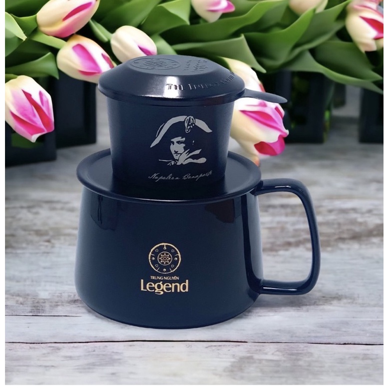 Trung Nguyen Legend 黑色鋁杯套裝 - 享受咖啡茶