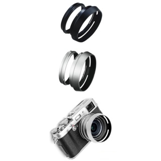 適用於 Fujifilm 富士 X100F X100S X100T X100V X70 X100 相機的金屬鏡頭遮光罩