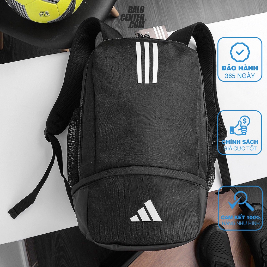 足球、健身房、筆記本電腦、旅行運動背包,帶防水鞋的獨立隔層 Adidas Tiro IB8646