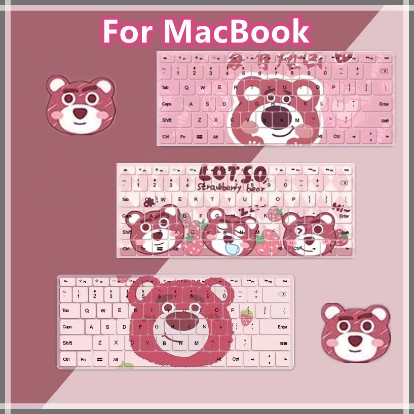 ❤ 草莓熊 ❤ 適用Macbook 防水鍵盤膜 新 MacBook M2 m1 Air13 .3 A2179 Pro14