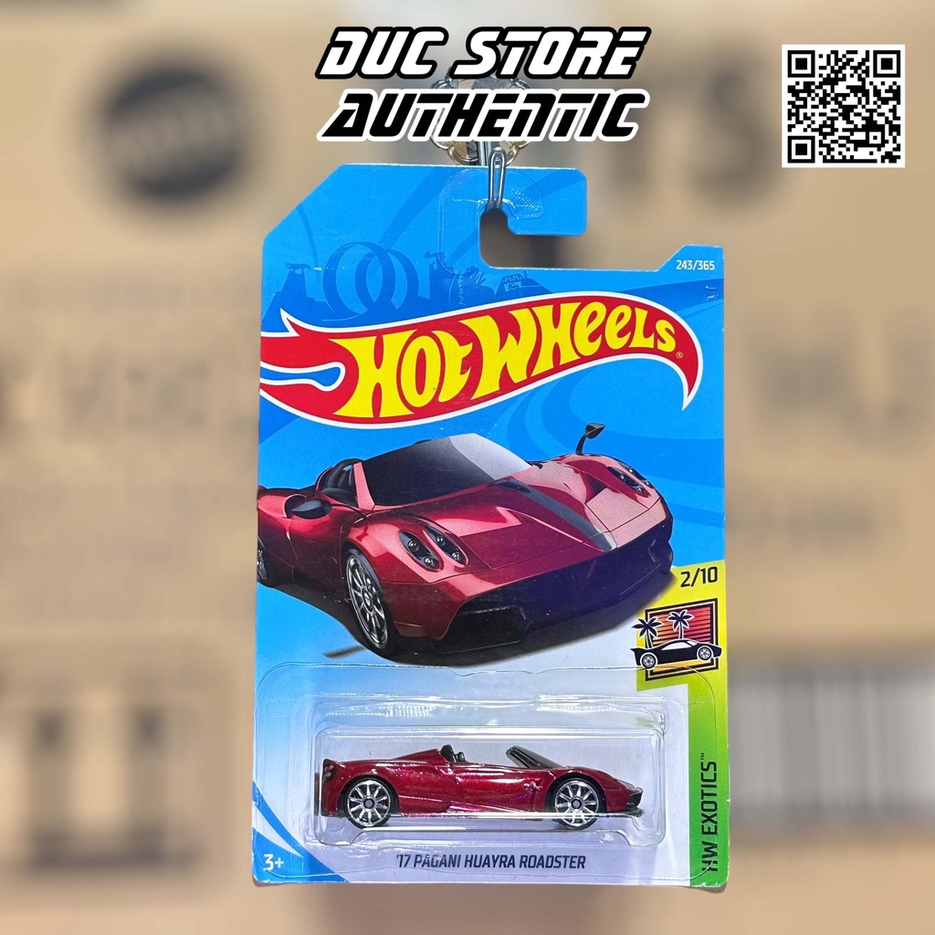 Hot Wheels 17 模型車帕加尼 Huayra Roadster - 紅色