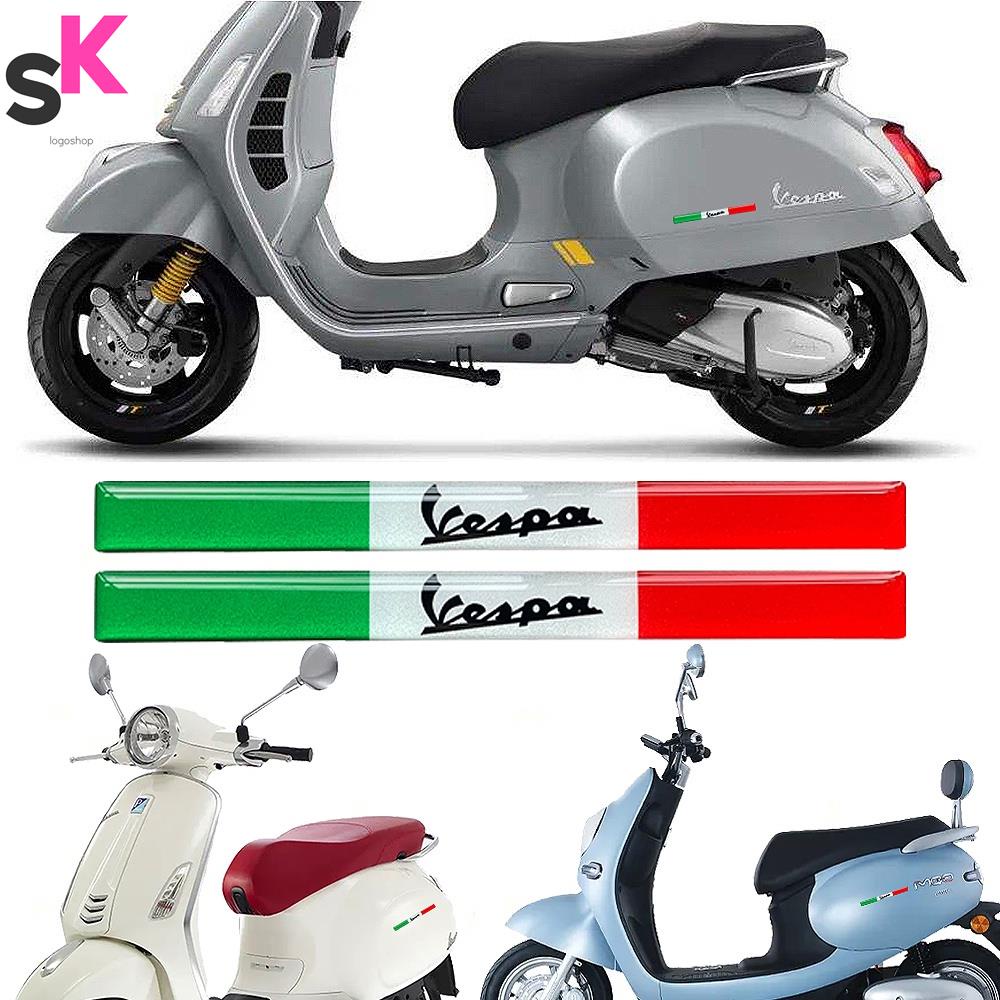 3d 意大利摩托車貼花 Vespa 貼紙 Piaggio 塑料凝膠裝飾 GTS300 LX125 LX150 125 1