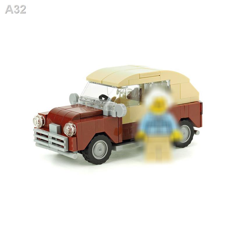 【紅外線】小顆粒積木MOC拼裝城市車10210益智拼字玩具擺件樂高