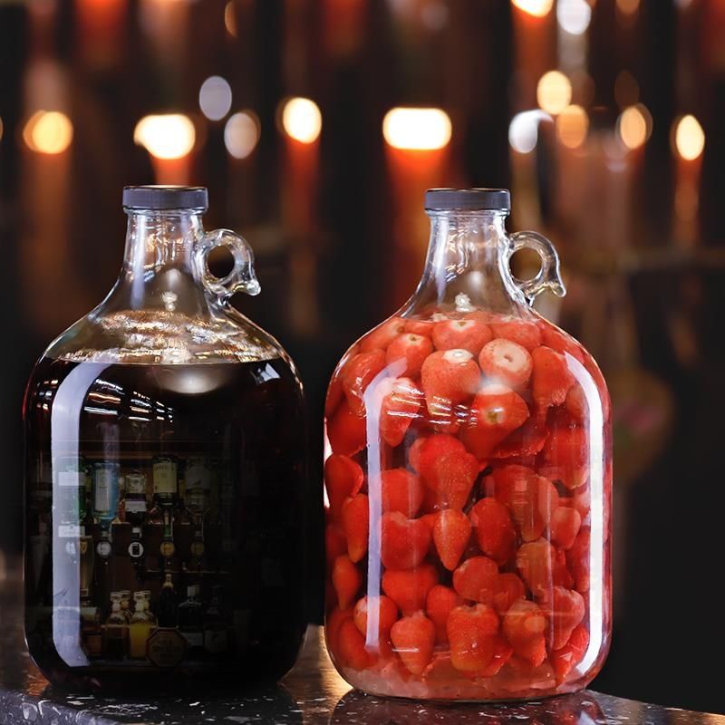 壺 酒 酒壺 家用釀酒泡酒玻璃瓶 10斤自釀葡萄紅酒裝酒容器 楊梅青梅酒瓶 空瓶