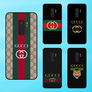 三星 S9 Plus 手機殼黑色邊框 Gucci 品牌時尚