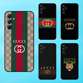 三星 A34 5G 手機殼帶黑色表圈 Gucci 品牌時尚