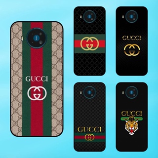 諾基亞 8.3 手機殼黑色邊框 Gucci 品牌時尚