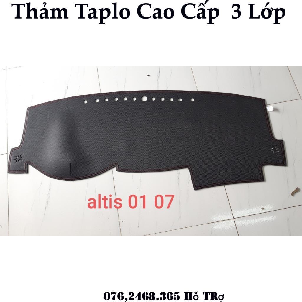 Taplo 表面漂亮的 3 層的 Taplo 墊豐田 Altis 2001-2023,耐熱 Taplo 襯裡