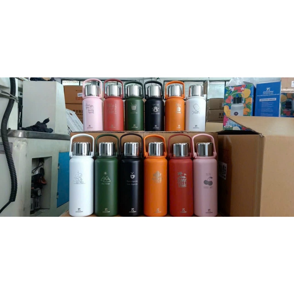 Thermos Flasks, Thermos 瓶,手柄 1000 /1500ml 容量,316 不銹鋼保溫 12 小時