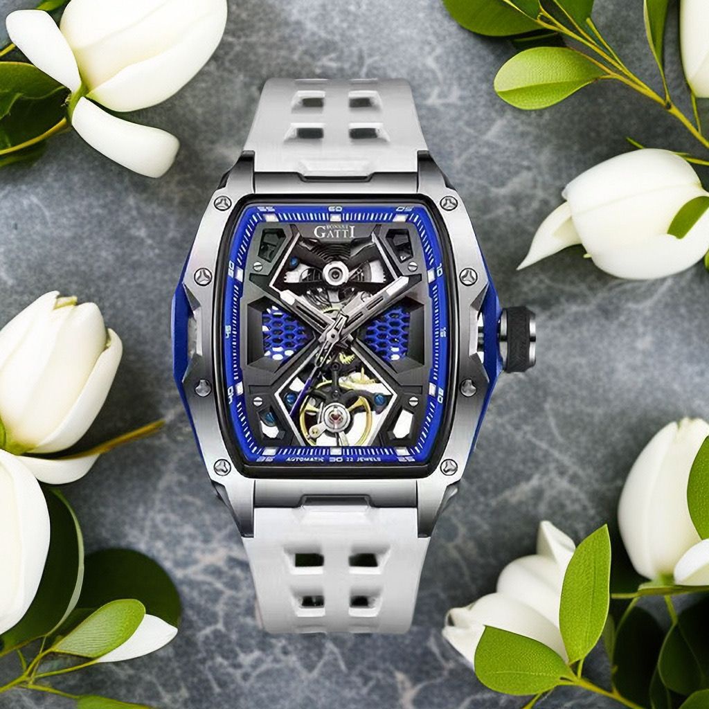 fdr布加迪德國2023新款全自動機械錶男士手錶正品牌男生禮物夜光潮流