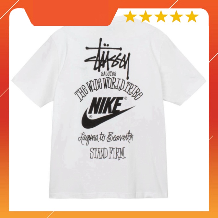 Stussy-nike 白色 T 恤