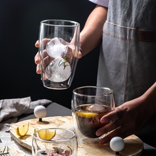 水杯 咖啡杯 耐熱雙層玻璃杯 啤酒杯 手工威士忌玻璃杯 茶杯 防燙隔熱杯 蛋形玻璃杯 杯子