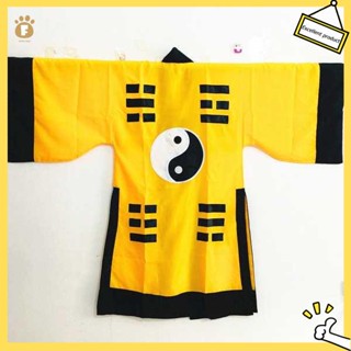 萬聖節 兒童 萬聖節 服飾 兒童 萬聖節兒童道士服道服道袍法衣道家衣服太極八卦經衣林正英演出服