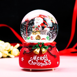 耶誕節夢幻水晶球擺件音樂盒八音盒小女孩公主兒童女童生日禮物